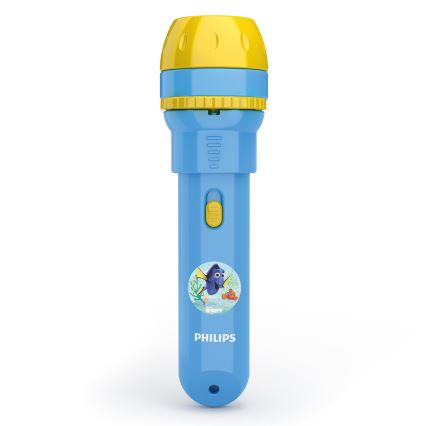 Philips 71788/90/16 - LED-Taschenlampe für Kinder und Projektor DISNEY DORY LED/3xLR44