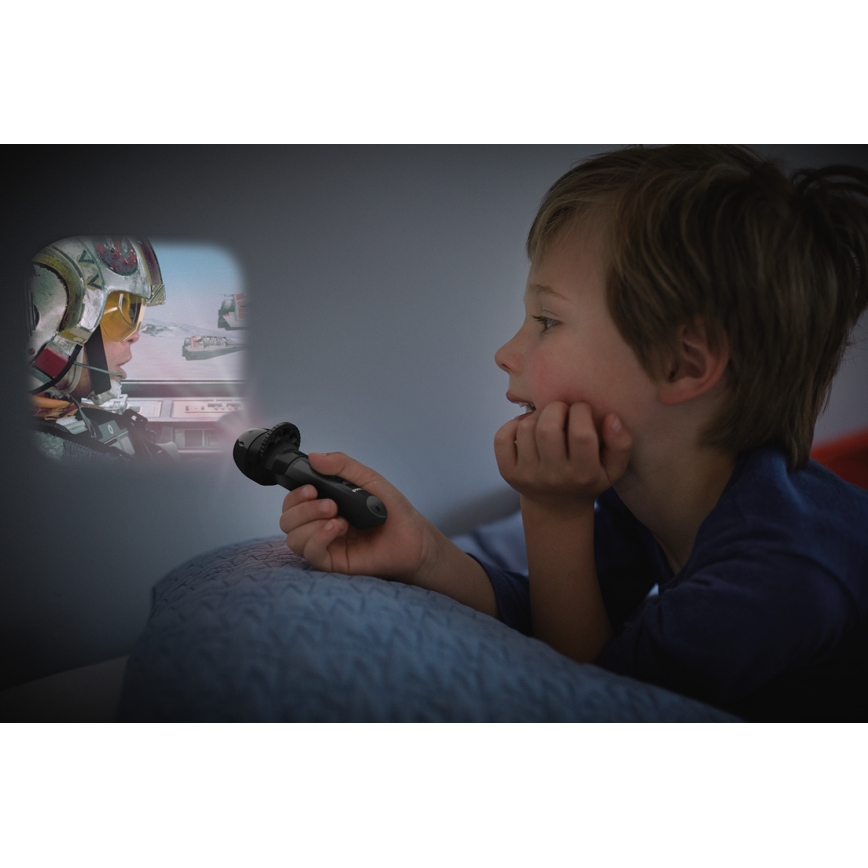 Philips 71788/99/16 - Kinder-Projektor STAR WARS LED/3xLR44