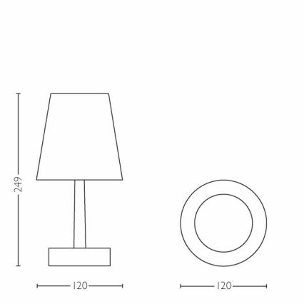 Philips - LED Kinder Tischlampe 1xLED/0,6W/3xAA