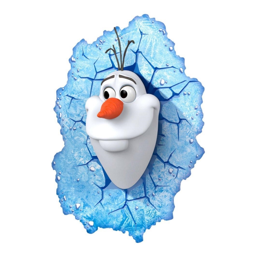 71801/08/16 - Kinderwand 3D-Beleuchtung FROZEN OLAF LED/3xAA | Beleuchtung.de