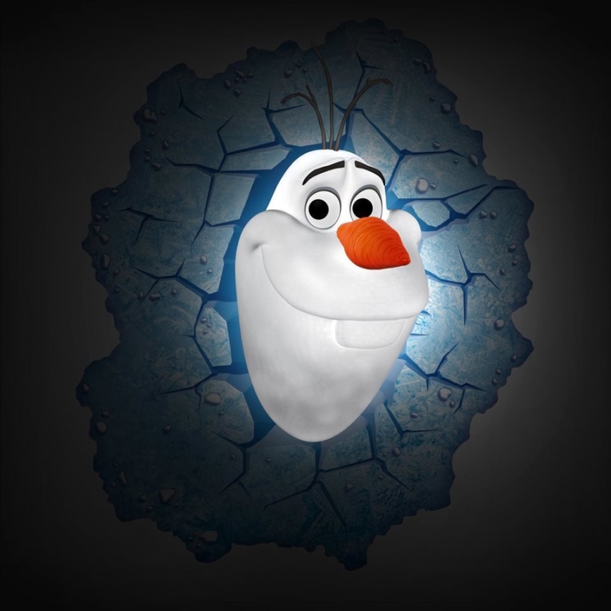 71801/08/16 - Kinderwand 3D-Beleuchtung FROZEN OLAF LED/3xAA | Beleuchtung.de