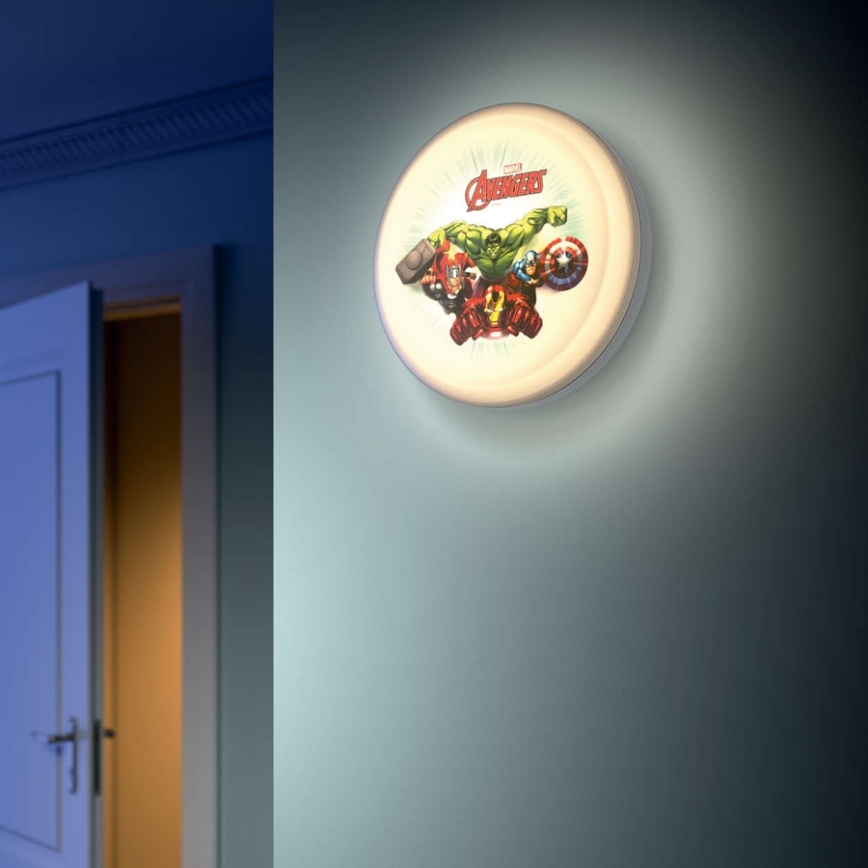 Philips 71884/35/P0 - LED Kinder Wandleuchte AVENGERS LED/10W/230V