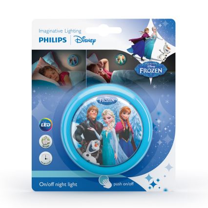 Philips 71924/08/16 - LED Kinder Touch-Lampe DISNEY FROZEN LED/0,3W/2xAAA