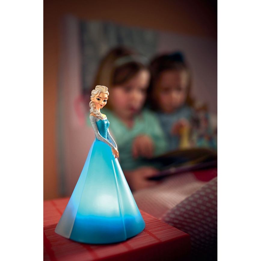 Philips 71943/08/P0 - LED Kinder Tischlampe PRINCESS ELSA 2xLED/0,2W/3V