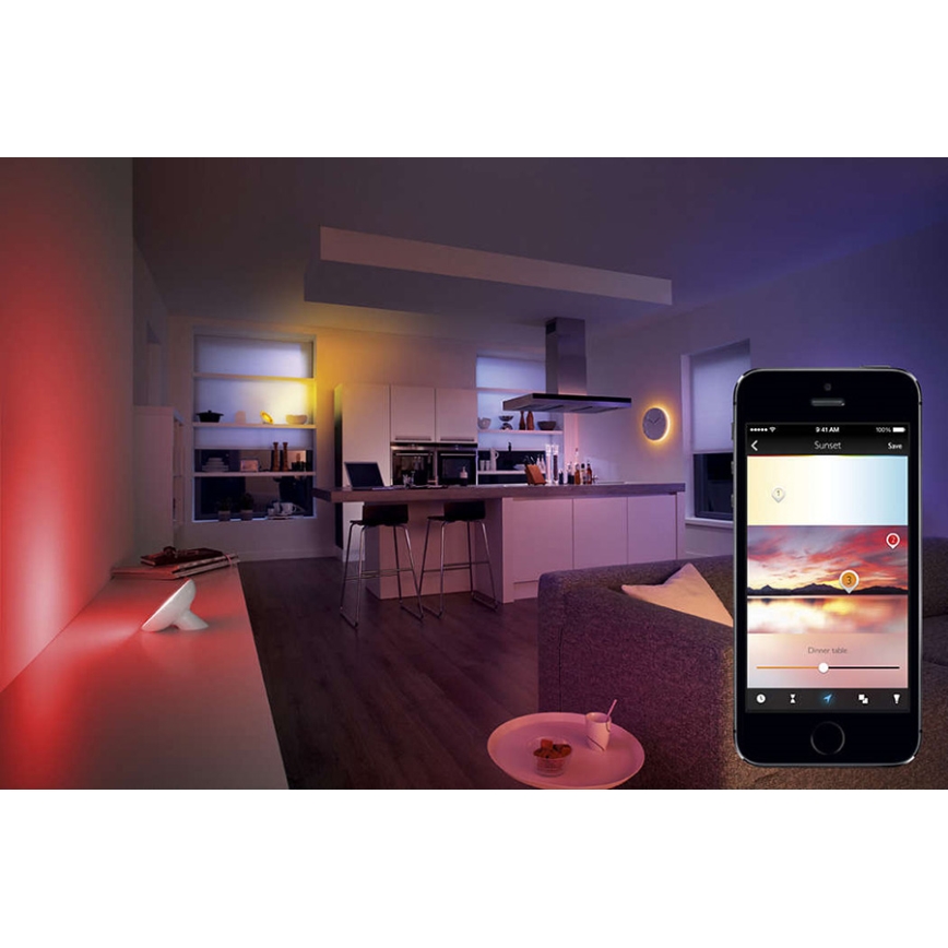 Philips 72997/60/PH - Tischlampe HUE BLOOM 1xLED/8W/230V/RGB