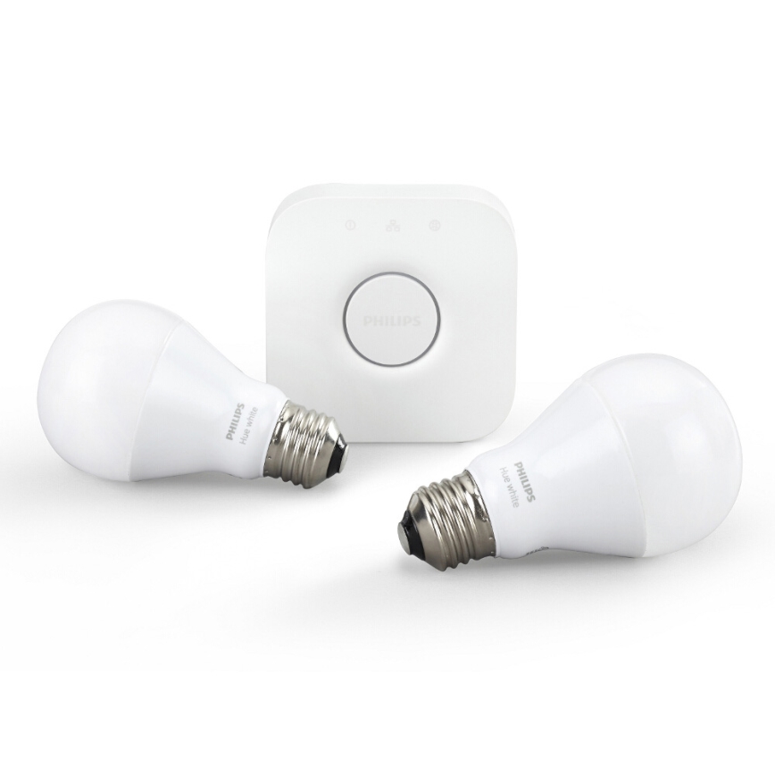 Philips 8718696449554 - Basic Set HUE, 2xE27/9,5W + zařízení k propojení