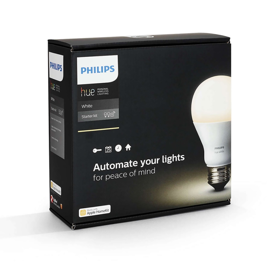 Philips 8718696449554 - Basic Set HUE, 2xE27/9,5W + zařízení k propojení