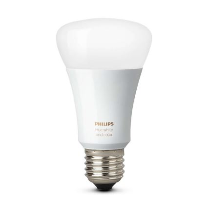 LED Dimmbare Glühbirne Philips Hue WHITE AND COLOR AMBIANCE 1xE27/10W/230V