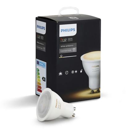 LED dimmbare Glühbirne RGB Philips Hue WHITE AMBIANCE 1xGU10/5,5W/230V 