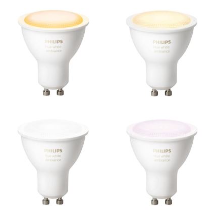 Philips 8718696671184 - SET 2x LED Glühbirne dimmbar  HUE 2xGU10/5,5W