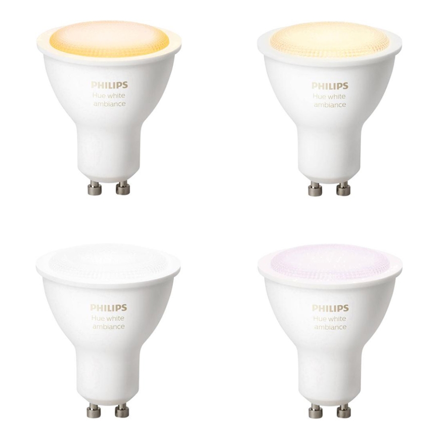 Philips 8718696671184 - SET 2x LED Glühbirne dimmbar  HUE 2xGU10/5,5W
