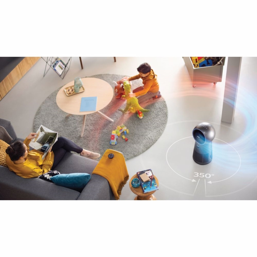 Philips AMF220/15 - Luftreiniger, Ventilator und Lufterhitzer 3in1 SERIES 2000 230V + Fernbedienung