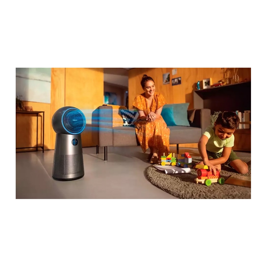Philips AMF220/15 - Luftreiniger, Ventilator und Lufterhitzer 3in1 SERIES 2000 230V + Fernbedienung