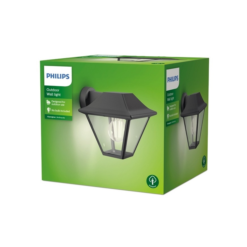 Philips - Außenwandbeleuchtung 1xE27/60W/230V IP44