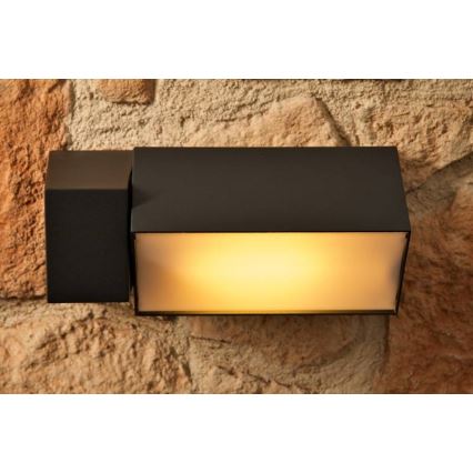 Philips - Außenwandleuchte 1xE27/23W/230V IP44 anthrazit