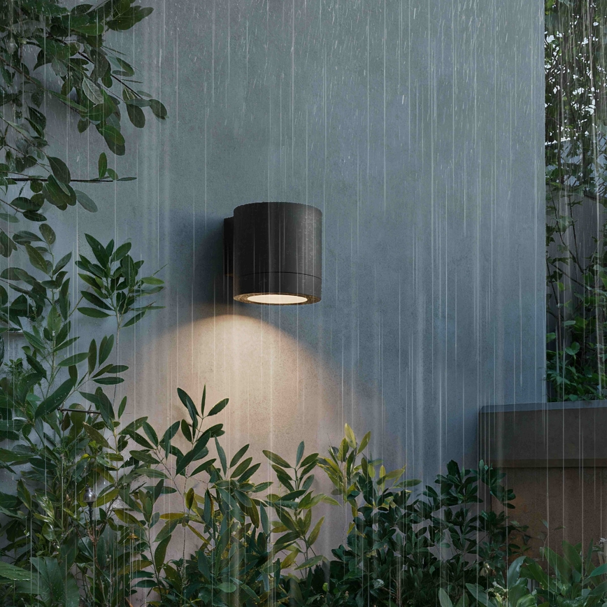 Philips - Außenwandleuchte FYLX 1xGU10/5W/230V schwarz IP44