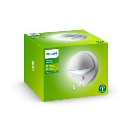 Philips - Außenwandleuchte mit Sensor 1xE27/12W/230V IP44