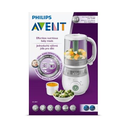 Philips Avent - Dampfkochtopf mit Mixer 4in1