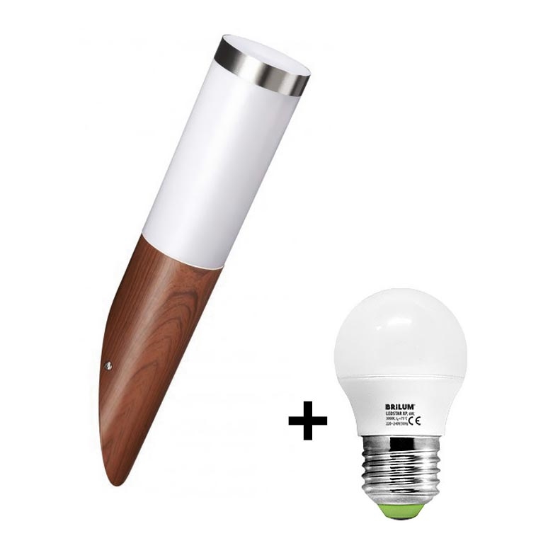 Philips Bright Light 16193/73/15 - LED Außenwandbeleuchtung PROMO 1xE27