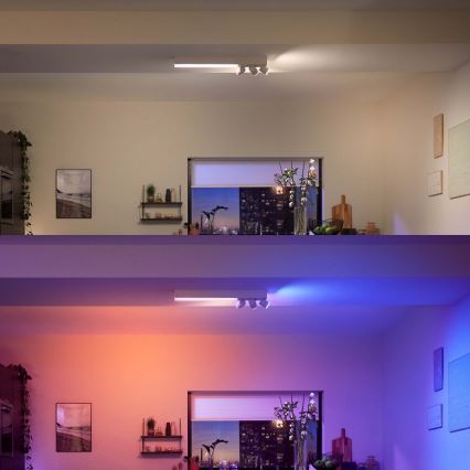 Philips - LED RGBW dimmbares Einbauleuchte CENTRIS LED/25W/230V+3xGU10/5,7W