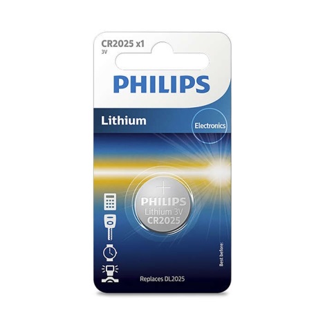 Philips CR2025/01B - Lithium Batterie CR2025 MINICELLS 3V