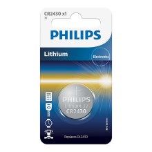 Philips CR2430/00B - Lithium Knopfzelle CR2430 MINICELLS 3V 300mAh
