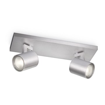 Philips - Deckenstrahler RUNNER 2xGU10/20W/230V