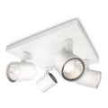 Philips - Deckenstrahler RUNNER 4xGU10/20W/230V weiß