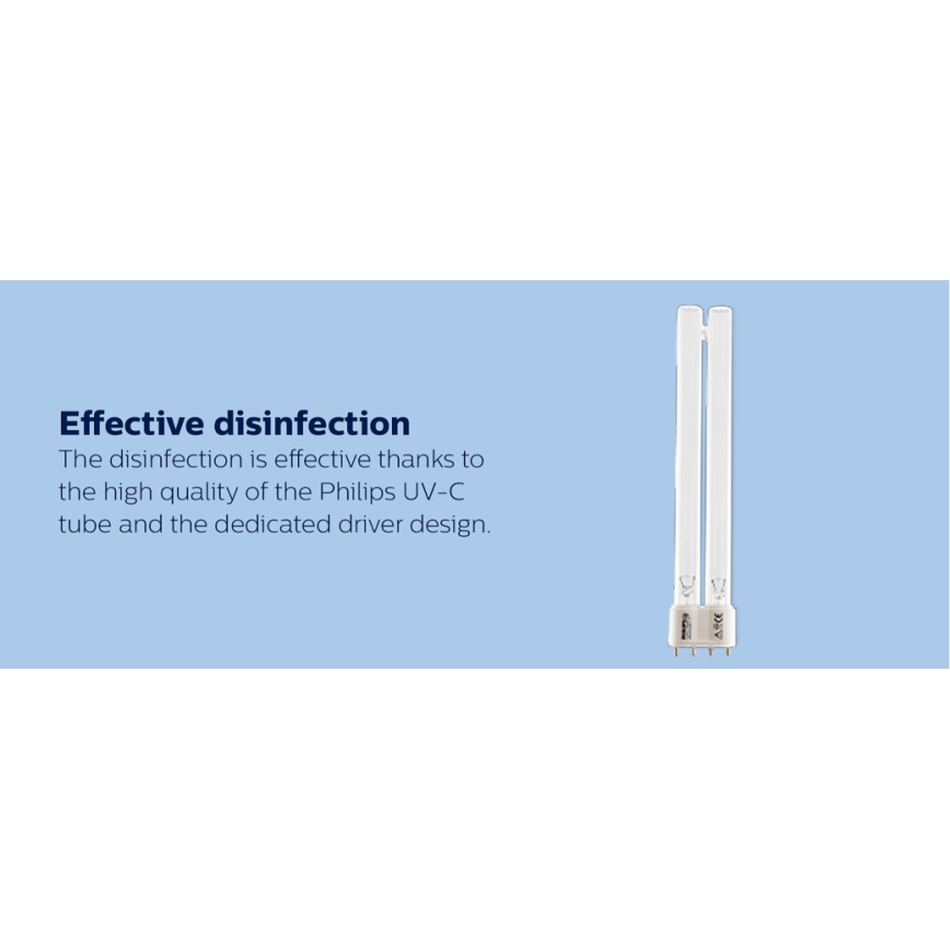 Philips - Desinfektions-Keimtötungslampe mit Sensor UV-C/24W/230V