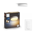 Philips - Dimmbare Hue LED-Deckenleuchte LED/9,6W/230V 2200–6500K Ø 261 mm weiß + Fernbedienung