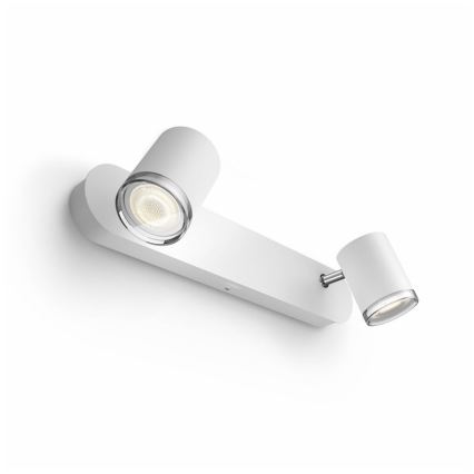 Philips - dimmbare LED Badezimmerleuchte Hue ADORE 2xGU10/5W/230V IP44