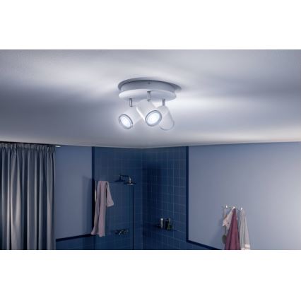 Philips - dimmbare LED Badezimmerleuchte Hue ADORE 3xGU10/5W/230V IP44 + Fernbedienung