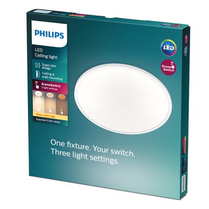 Philips - Dimmbare LED-Deckenleuchte LED/15W/230V 2700K