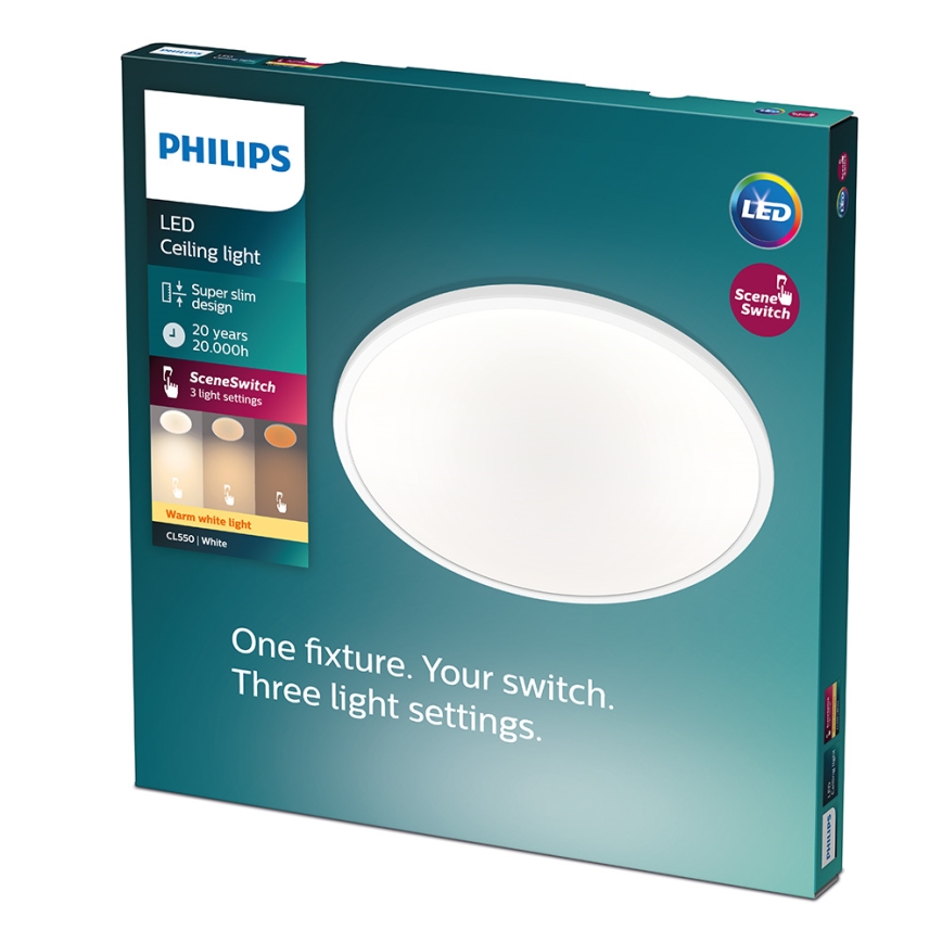 Philips - Dimmbare LED-Deckenleuchte CLEAR LED/18W/230V 2700K