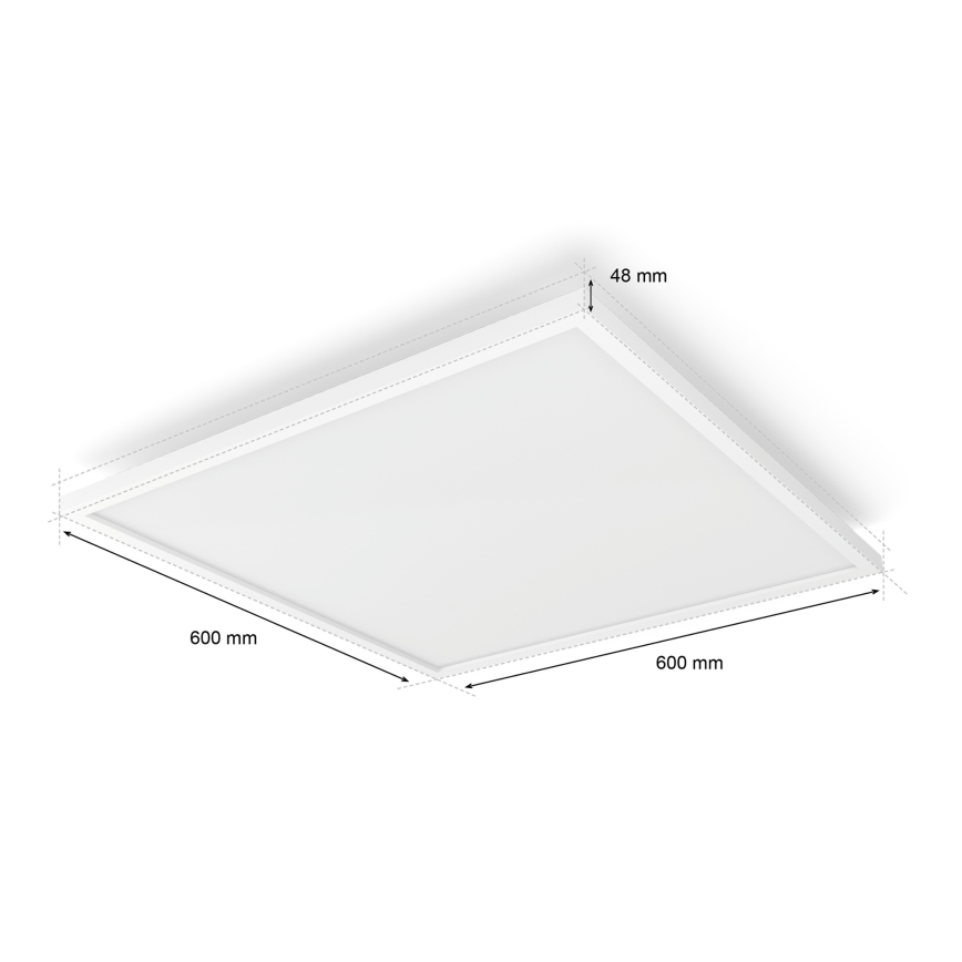 Philips - dimmbare LED-Deckenleuchte Hue AURELLE LED/39W/230V 2200-6500K 60x60 cm weiß