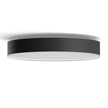 Philips - LED dimmbare Deckenleuchte Hue LED/33,5W/230V 2200-6500K Ø 425 mm schwarz + Fernbedienung