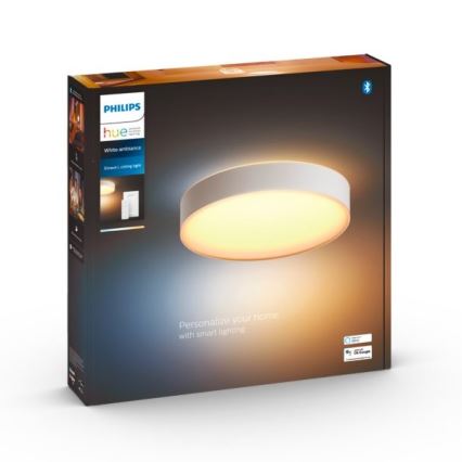 Philips - Dimmbare LED-Deckenleuchte Hue LED/33,5W/230V 2200-6500K d 425 mm weiß + Fernbedienung