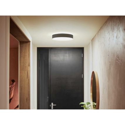 Philips - Dimmbare LED-Deckenleuchte Hue LED/19,2W/230V 2200-6500K d 381 mm schwarz + Fernbedienung