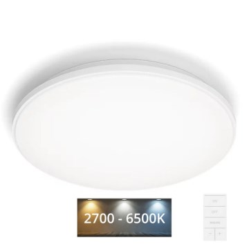 Philips - Dimmbare LED-Deckenleuchte LED/40W/230V 2700-6500K + Fernbedienung