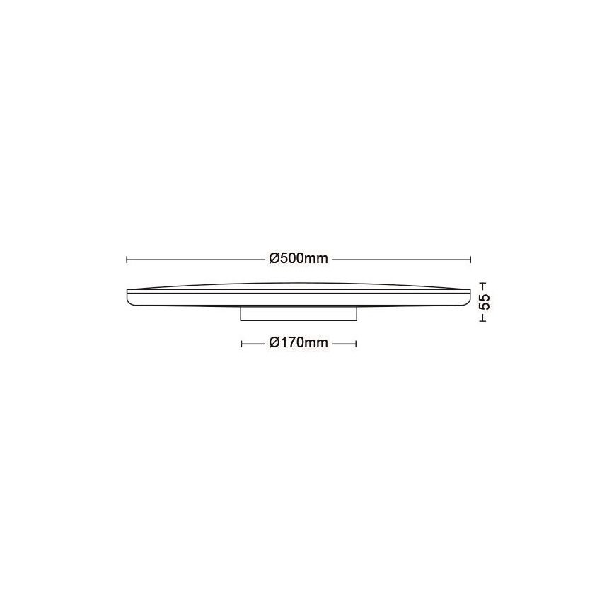 Philips - Dimmbare LED-Deckenleuchte SCENE SWITCH LED/36W/230V d 50 cm 4000K weiß