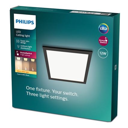Philips - Dimmbare LED-Deckenleuchte SCENE SWITCH LED/12W/230V 2700K