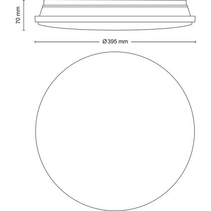 Philips - Dimmbare LED-Deckenleuchte LED/24W/230V 2700-6500K + Fernbedienung