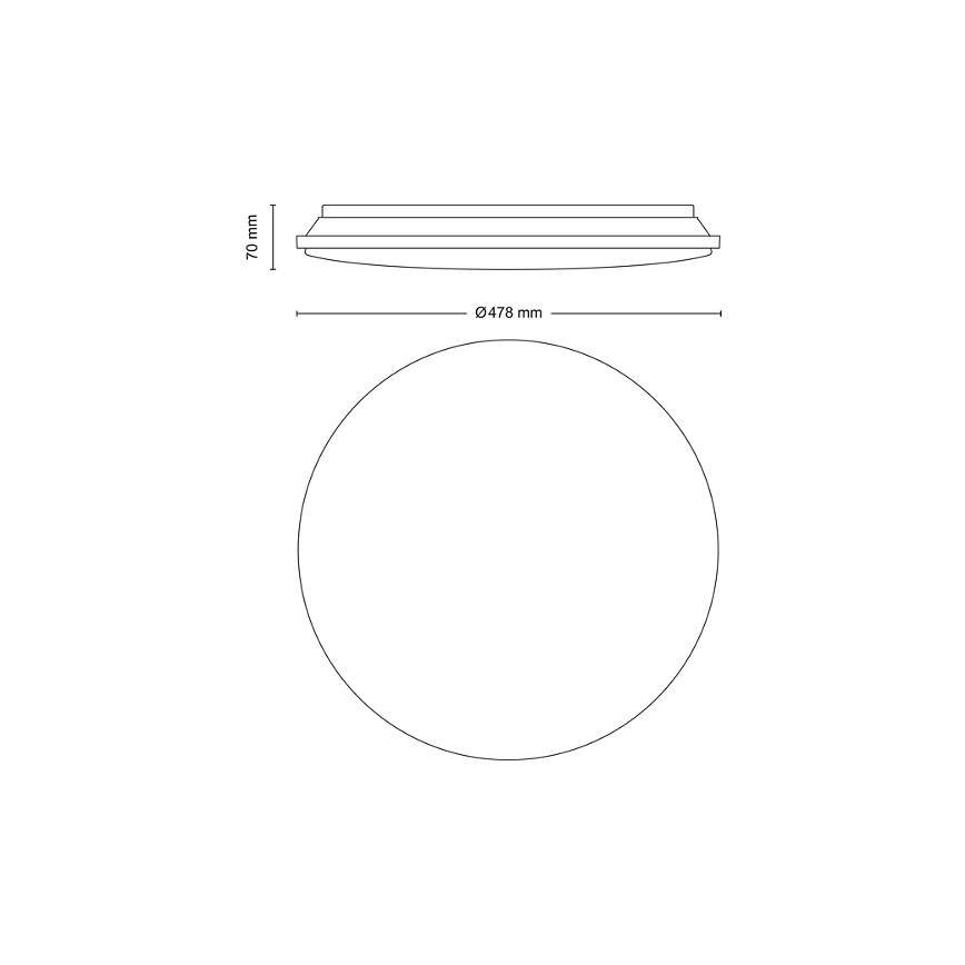 Philips - Dimmbare LED-Deckenleuchte LED/40W/230V 2700-6500K + Fernbedienung