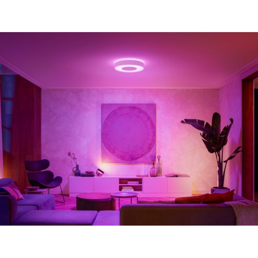 Philips - Dimmbare LED-RGB-Deckenleuchte Hue INFUSE LED/52,5W/230V 2000-6500K d. 425 mm weiß