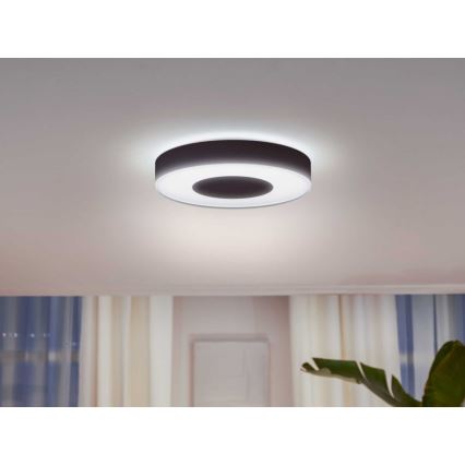 Philips - Dimmbare LED-RGB-Deckenleuchte Hue INFUSE LED/52,5W/230V 2000-6500K d. 425 mm schwarz