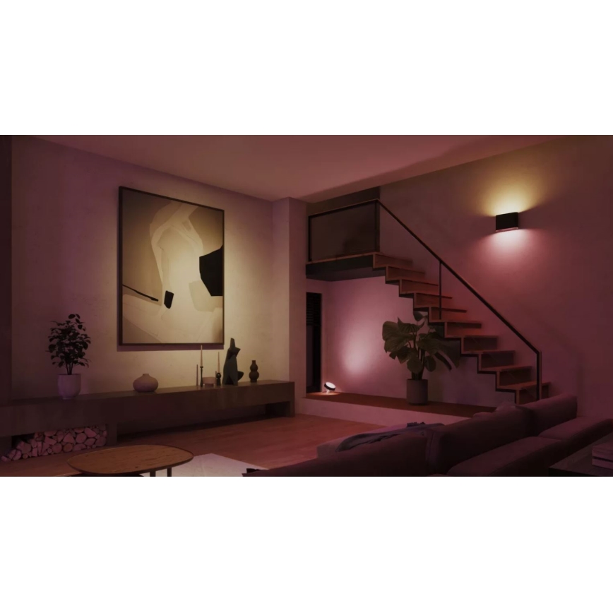 Philips - Dimmbare LED-RGBW-Wandleuchte für den Außenbereich Hue DYMERA 2xLED/10,2W/230V 2000-6500K IP44