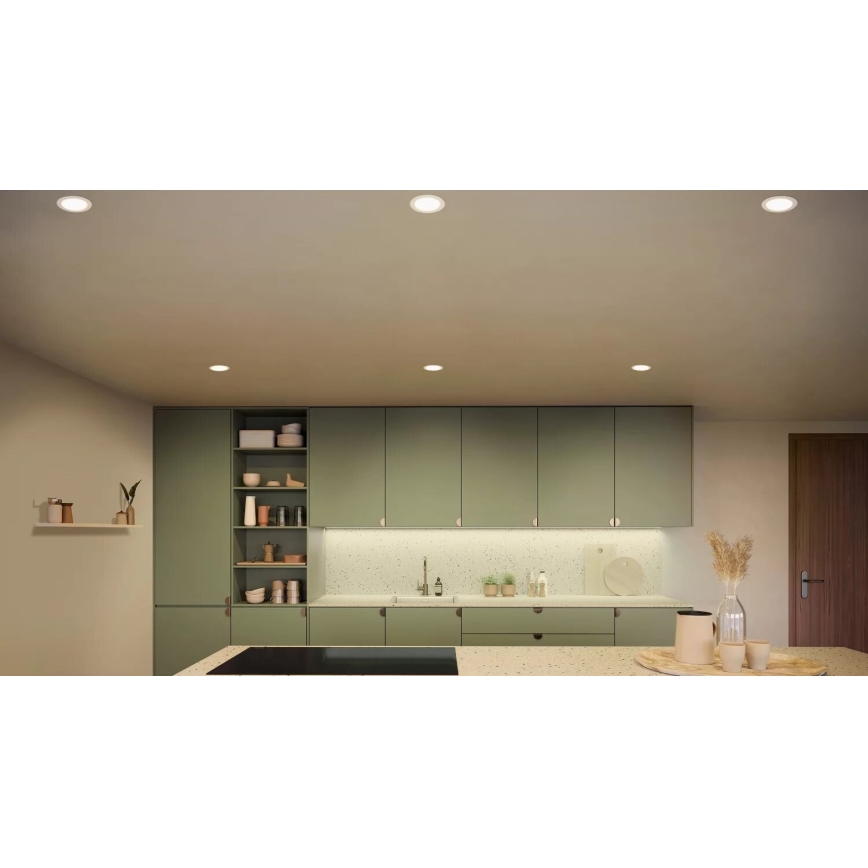 Philips - Dimmbare LED-RGBW-Einbauleuchte für Badezimmer Hue SLIM LED/12W/230V IP44 2200-6500K