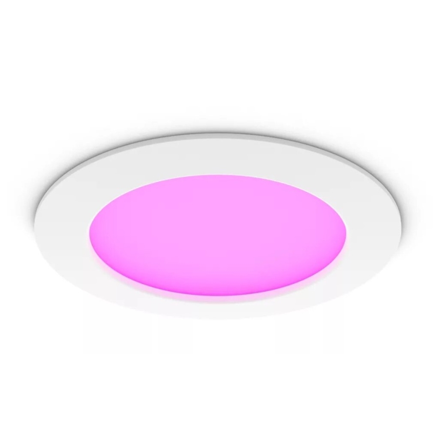 Philips - Dimmbare LED-RGBW-Einbauleuchte für Badezimmer Hue SLIM LED/12W/230V IP44 2200-6500K