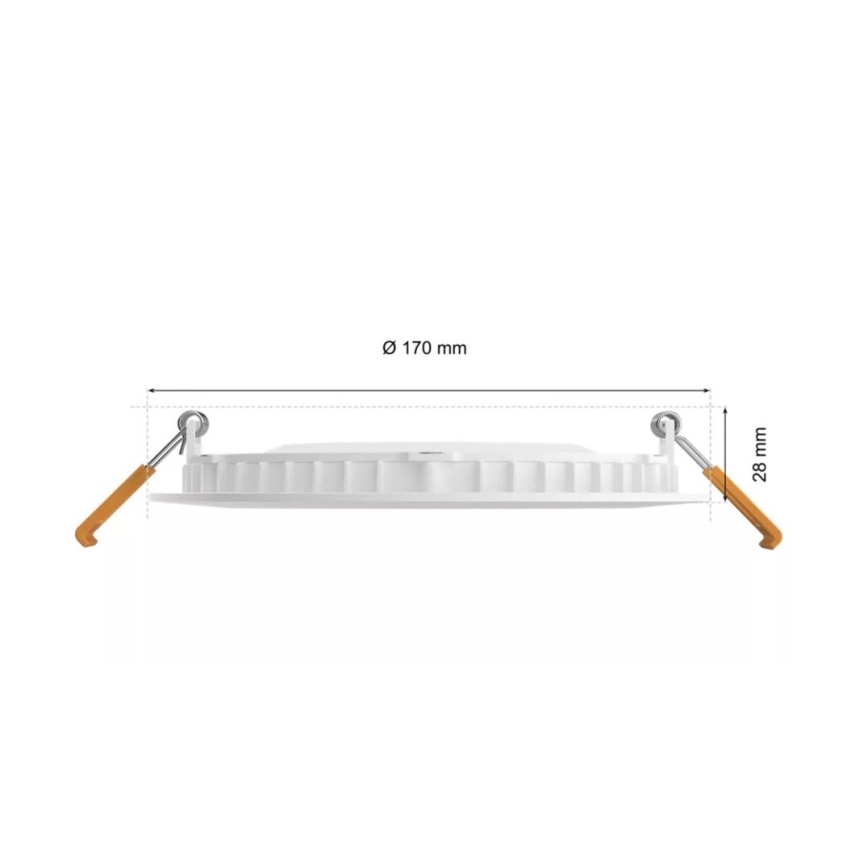 Philips - Dimmbare LED-RGBW-Einbauleuchte für Badezimmer Hue SLIM LED/12W/230V IP44 2200-6500K