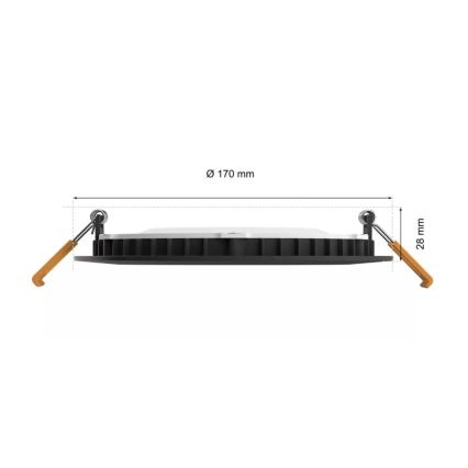 Philips - Dimmbare LED-RGBW-Einbauleuchte für Badezimmer Hue SLIM LED/12W/230V IP44 2200-6500K
